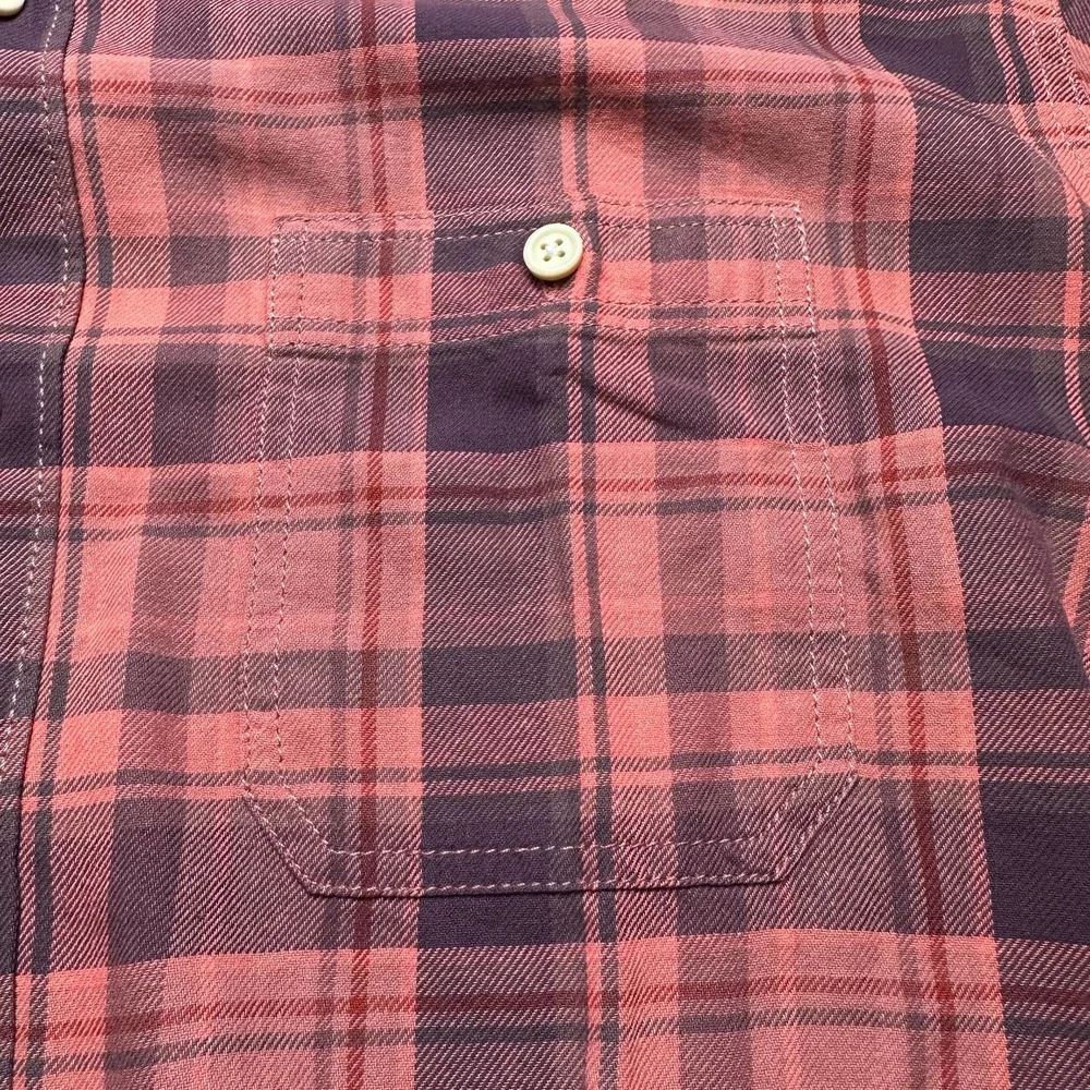 Grayers | Men | Classic Plaids Coral Red SS Button Up Shirt | Size XXL - Picture 10 of 12